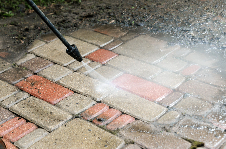 High Pressure Concrete, Stone, Brick And Surface Washing